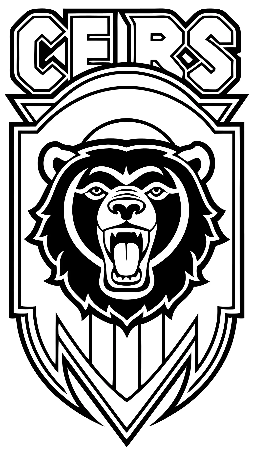 chicago bears coloring page